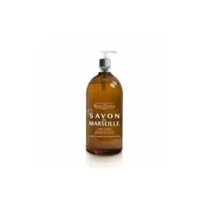 BeauTerra Savon Liquide de Marseille Beurre de Karité Corps et Mains 1 L