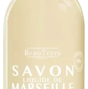 BeauTerra Savon Liquide de Marseille Surgras Corps et Mains 1 L