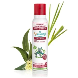 Puressentiel Anti-Pique Spray Répulsif et Apaisant, 200 ml