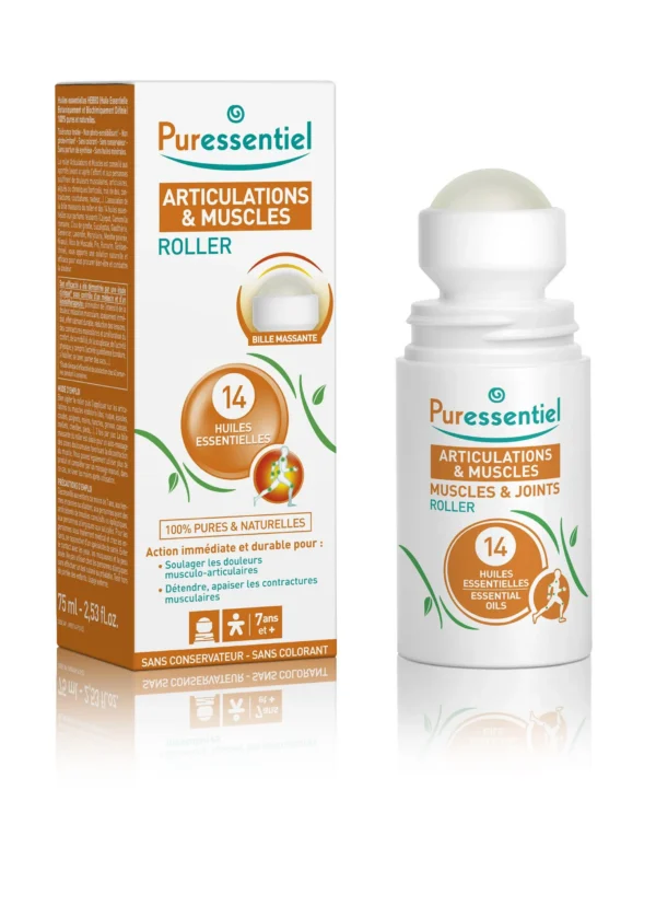 Puressentiel Articulations et Muscles Roller aux 14 Huiles Essentielles 75 ml