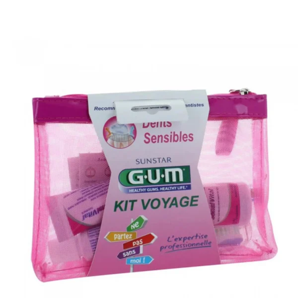 GUM Trousse de Voyage Kit Dents Sensibles Format Mini