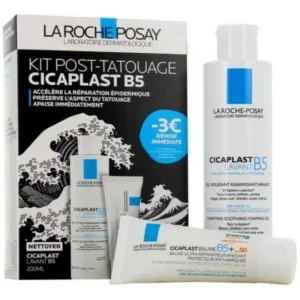 La Roche-Posay Cicaplast Kit Post-Tatouage Baume B5+ SPF50 et Gel Lavant B5