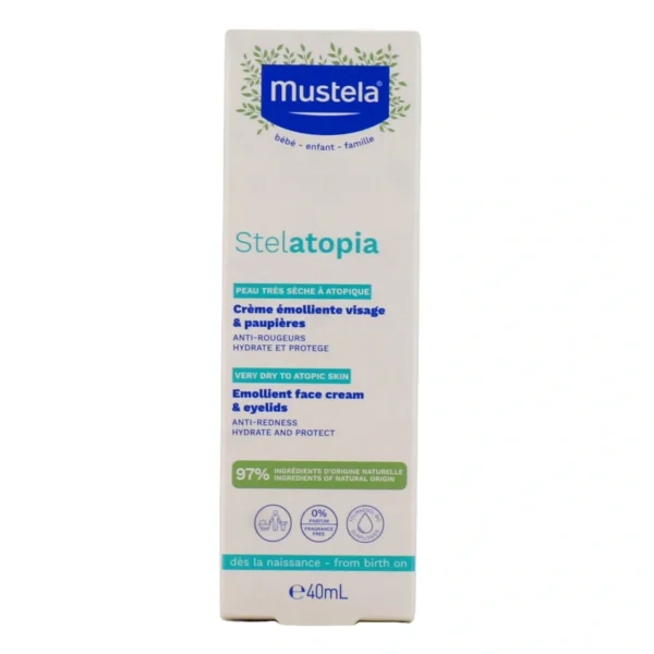MUSTELA Crème émolliente visage Stelatopia
