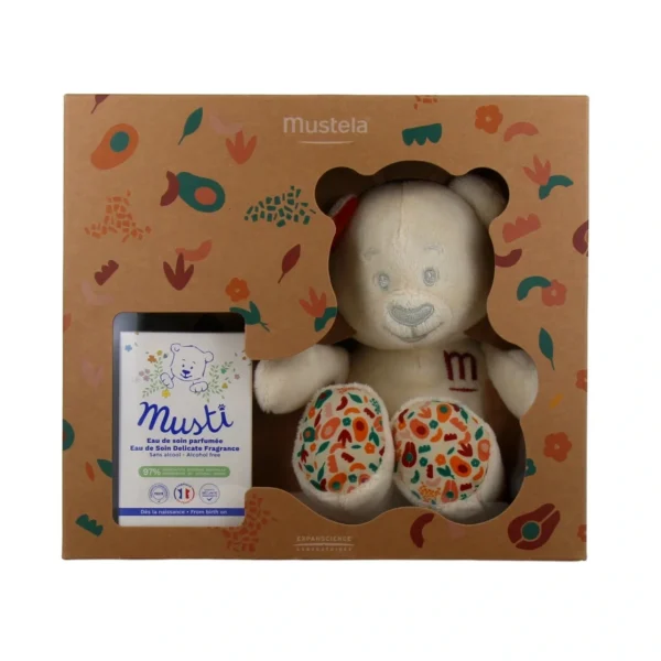 Mustela Coffret Musti Eau de Soin Parfumée + Peluche Ourson