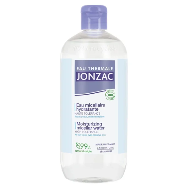 Jonzac REhydrate Eau Micellaire Hydratante Bio Visage et Yeux Peaux Sensibles Grand Format