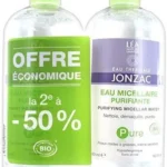 Jonzac Pure Eau Micellaire Purifiante Lot de 2 x 500 ml