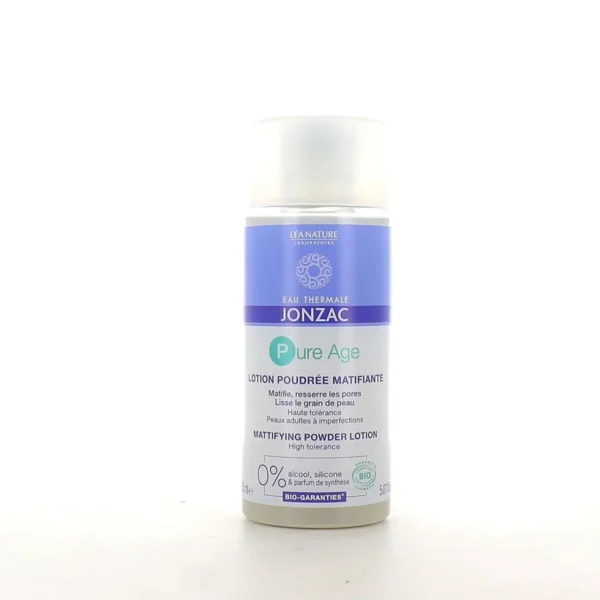 Pure Age Lotion Poudrée Matifiante Bio 150 ml