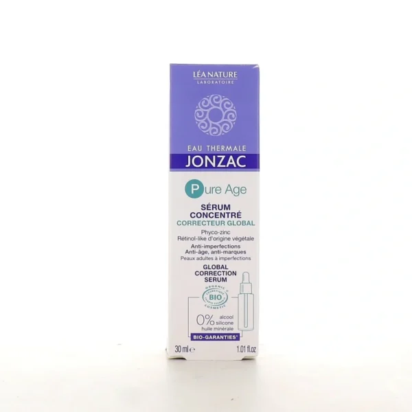 Eau de Jonzac Pure Age Sérum Concentré Correcteur Global Bio 30 ml