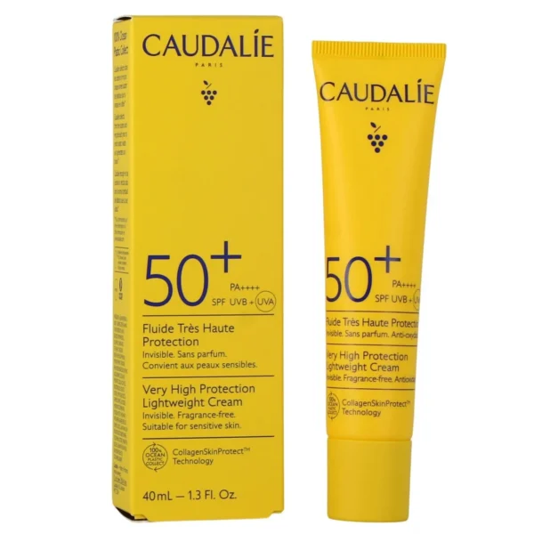 Caudalie Vinosun Protect Fluide Solaire Visage Très Haute Protection SPF50+ 40 ml