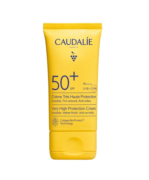 Caudalie Vinosun Protect Crème Solaire Visage Très Haute Protection SPF50+ 50 ml