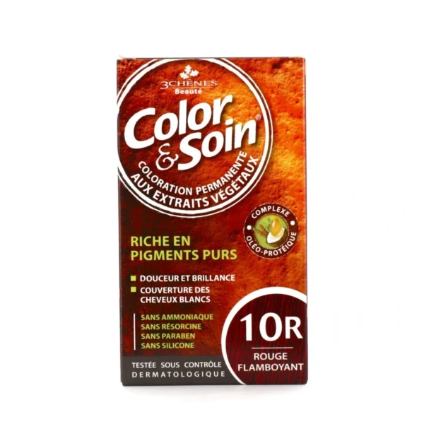 Color & Soin Coloration Permanente - Coloration : Rouge Flamboyant : 10R