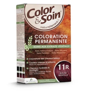Color & Soin Coloration Permanente - Coloration : Rouge Myrtille : 11R