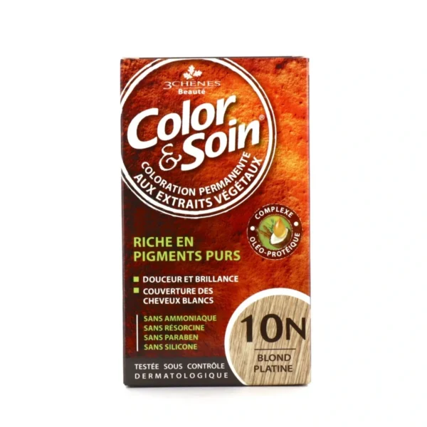 Color & Soin Coloration Permanente - Coloration : Blond Platine : 10N