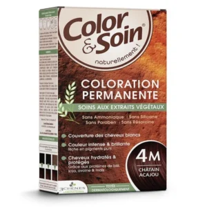 Color & Soin Coloration Permanente - Coloration : Châtain Acajou : 4M