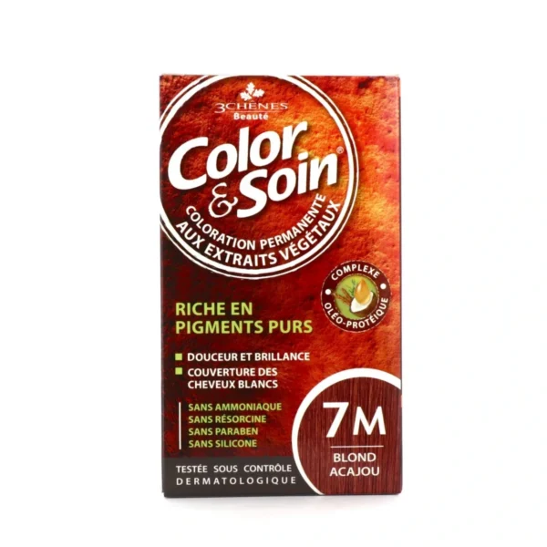 Color & Soin Coloration Permanente - Coloration : Blond Acajou : 7M