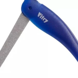 Vitry Lime à Ongles Saphir Rétractable de Poche Compacte et Hygiénique