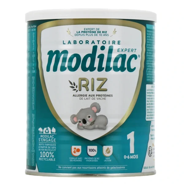 Modilac Expert Riz Lait infantile en poudre 1ᵉʳ âge - 400g