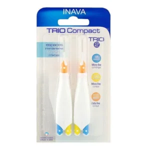 Inava Trio Compact Brossettes Interdentaires Mixtes Espaces Étroits Trio 2