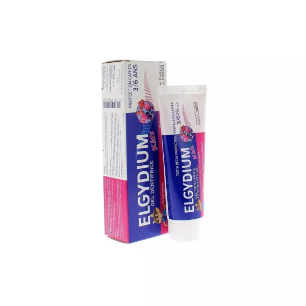 Elgydium Kids Gel Dentifrice Grenadine Enfants 3-6 Ans 50 ml