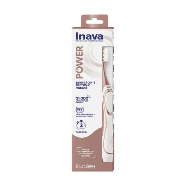 Inava Power Brosse à Dents Électrique Premium Rose Gold