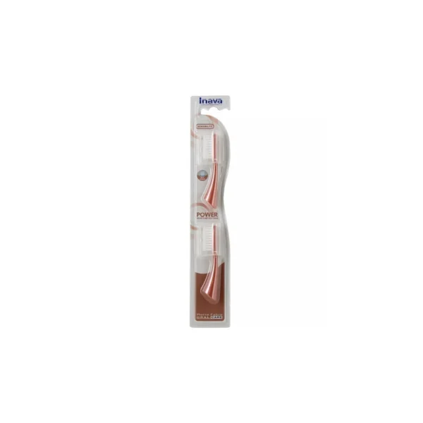 Inava Power Recharges Brossettes Sensibilité Rose Gold x2