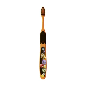 Elgydium Junior Emoji Monster Brosse à Dents Enfant 7-12 Ans Édition Limitée
