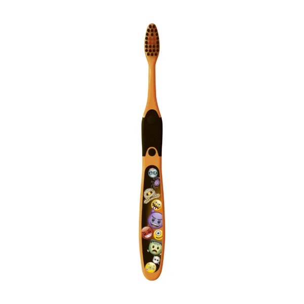 Elgydium Junior Emoji Monster Brosse à Dents Enfant 7-12 Ans Édition Limitée