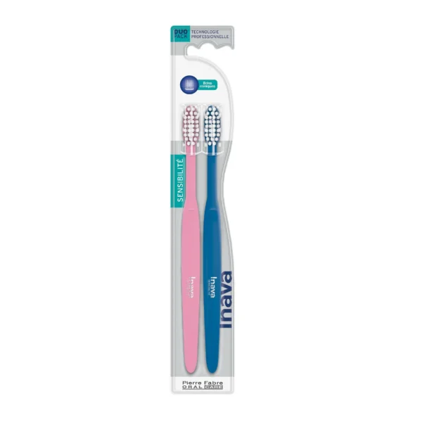 Inava Brosse à Dents Sensibilité 18/100 Duo 2 Brosses