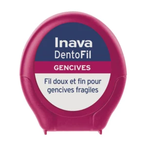 Inava Dentofil Gencives Fil Dentaire Ultra-Fin Ciré à l'Eugénol Gencives Sensibles 50 m
