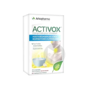 Arkopharma Activox Comprimés pour Inhalation Voies Respiratoires 20 Comprimés