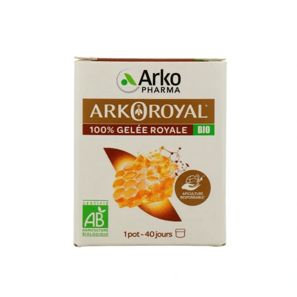Arkopharma Arkoroyal Defenses Naturelles Gelée Royale Bio Pot de 40g
