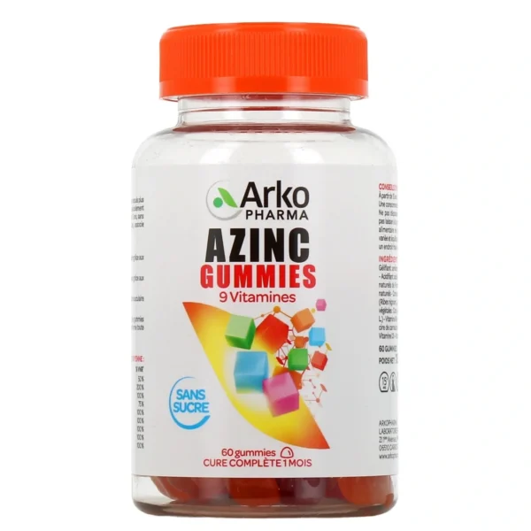 Arkopharma Azinc 9 Vitamines 60 gummies