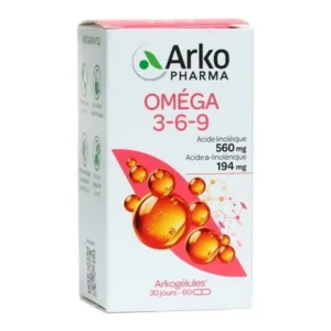 Arkopharma Arkogélules Oméga 3-6-9 | 60 capsules