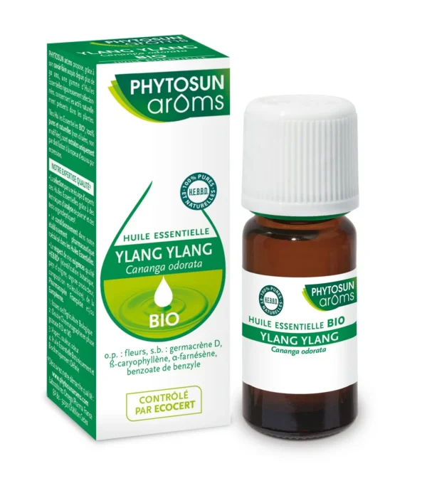 Phytosun Arôms Huile Essentielle d'Ylang-Ylang Bio Cananga Odorata Diffusion Parfum d'Ambiance 5 ml
