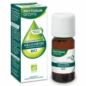 Phytosun Arôms Huile Essentielle Hélichryse Italienne Bio Helichrysum Italicum Usage Cutané Dilué 5 ml