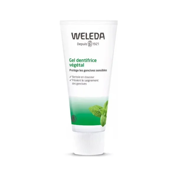 Weleda Gel Dentifrice Végétal Dents et Gencives Sensibles Myrrhe Camomille Ratanhia 75 ml