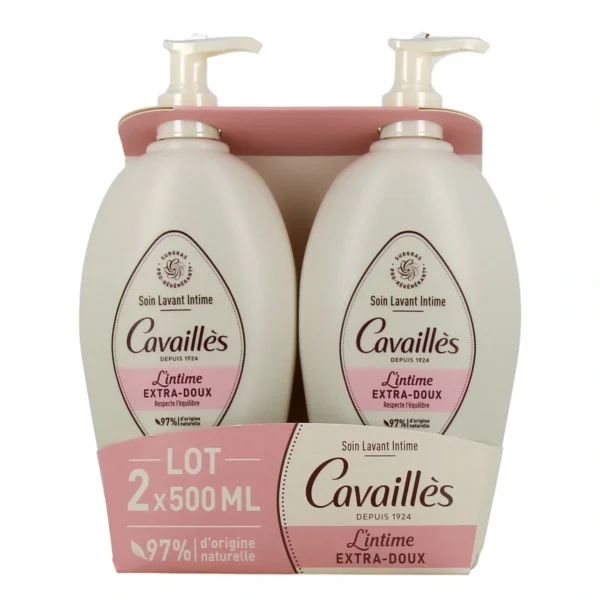 SOIN LAVANT INTIME EXTRA-DOUX Lot de 2x500ml