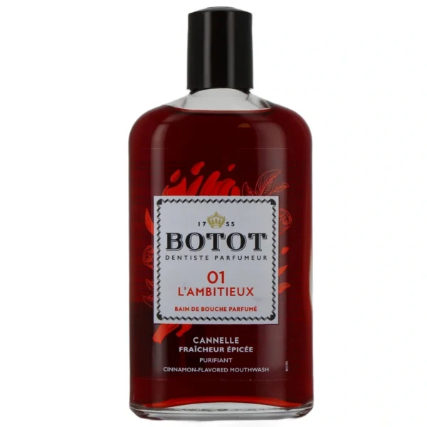 Botot Bain de Bouche Rouge L'Ambitieux Cannelle 250 ml