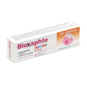 Bloxaphte Gel Junior - Aphtes - Lésions Buccales - 15 mL avec applicateur