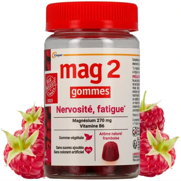 Mag 2 Gommes framboise 45
