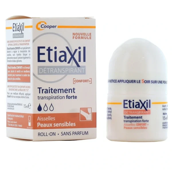ETIAXIL AISSELLES TRAITEMEN confort + Roll-on/15ml
