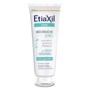 Etiaxil Soin Déo-Douche 24h - Gel Lavant Déodorant Anti-Odeurs Peaux Sensibles 200ml