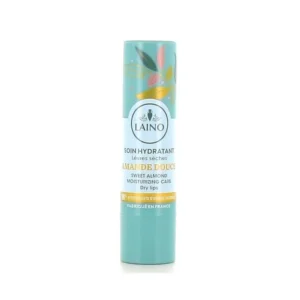 Laino Stick Hydratant Lèvres Amande Douce Karité et Cire d'Abeille Lèvres Sèches 4 g