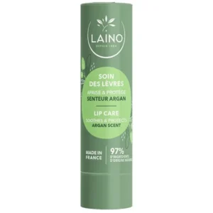 Laino Stick Hydratant Lèvres Argan Bio Karité et Cire d'Abeille Lèvres Sèches et Abîmées 4 g