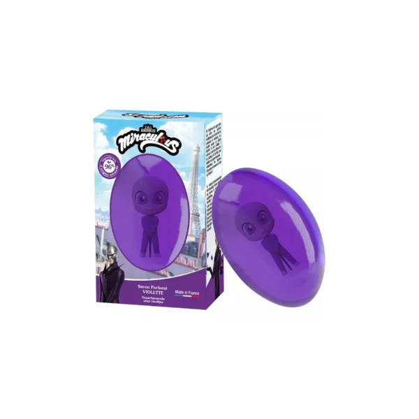 Le Comptoir du Bain x Miraculous Savon Solide Violette Figurine Papillon 75 g