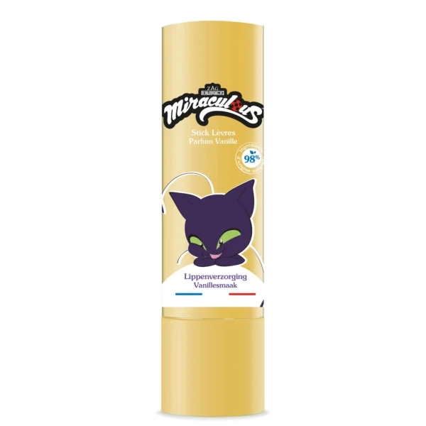 Le Comptoir du Bain x Miraculous Stick Lèvres Plagg Vanille