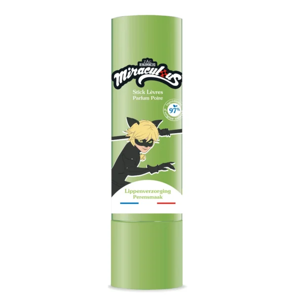 Le Comptoir du Bain x Miraculous Stick Lèvres Chat Noir Poire 4 g