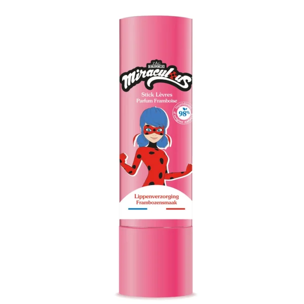 Le Comptoir du Bain x Miraculous Stick Lèvres Ladybug Framboise 4 g
