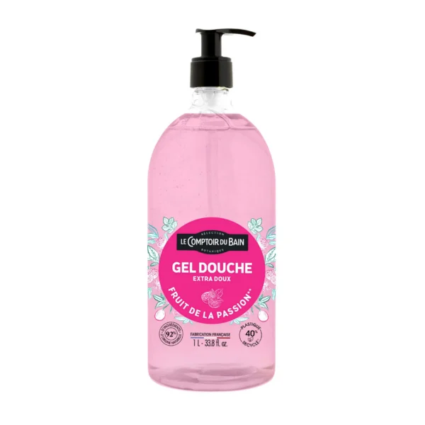 Le Comptoir du Bain Gel Douche Extra-Doux Fruit de la Passion 1 L