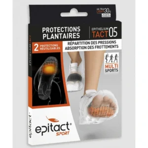 Epitact Coussinets Plantaires Epithelium 26 Douleurs Plantaires Durillons Taille L 42-44 Sachet de 2